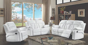 Glory Furniture Daria White 3pc Living Room Set