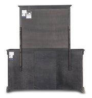 New Classic Furniture Belle Rose Black Cherry Landscape Mirror