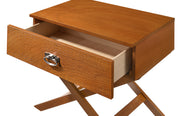 Glory Furniture Xavier Cappuccino 1 Drawer Nightstand