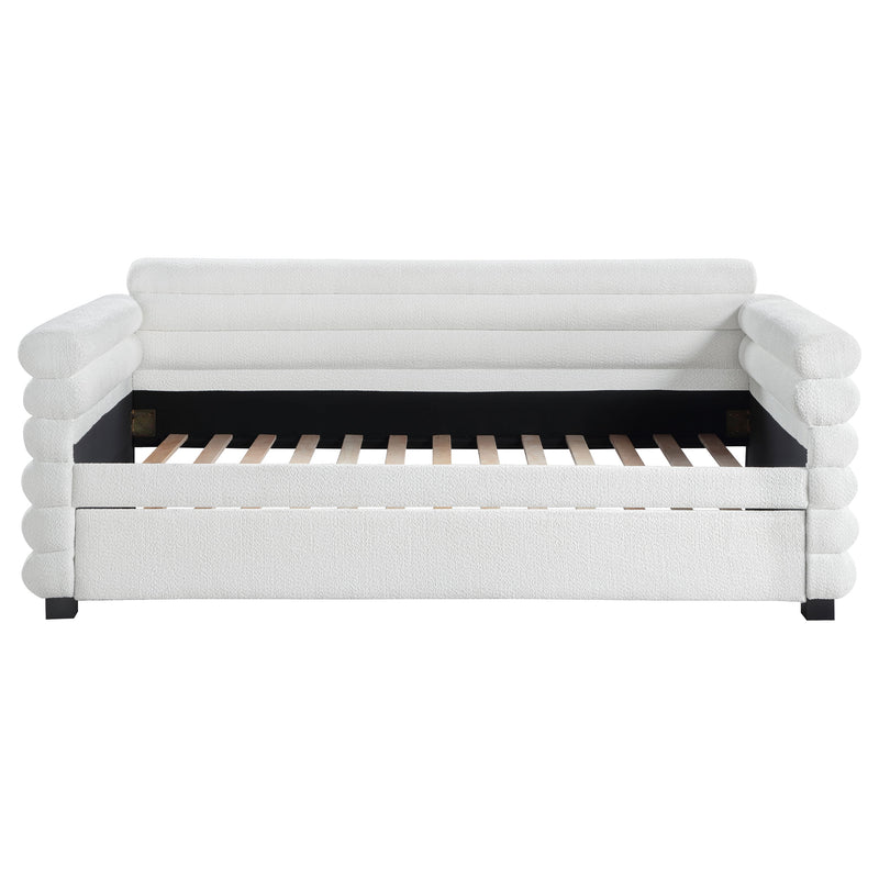 Coaster Furniture Patricia White Twin Trundle Day Bed