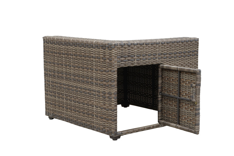 Steve Silver Tamyra Tan Sand 7pc Outdoor Sectional