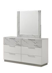 Galaxy Home Mist White Mirror