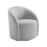 Home Elegance Dalhart Light Gray Swivel Chair