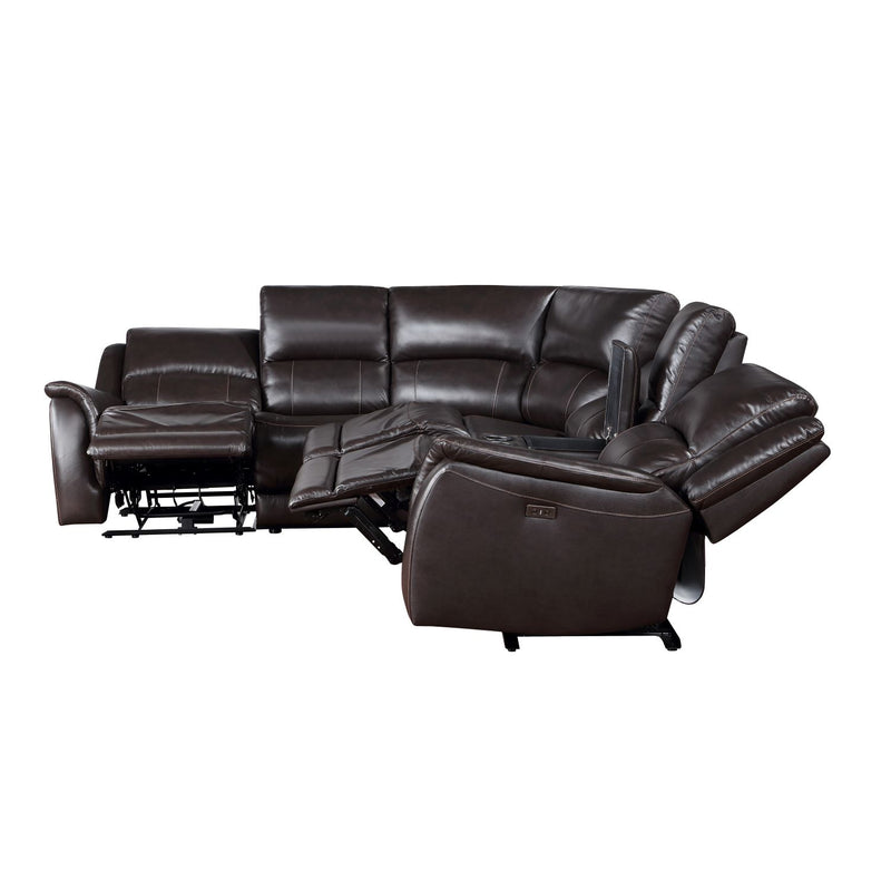 Steve Silver Alexandria Charcoal 6pc Power Sectional