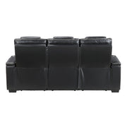 Home Elegance Apex Gray Power Double Reclining Sofa With Headrests
