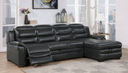 Global Furniture U8518 Charcoal Sofa Bed with USB