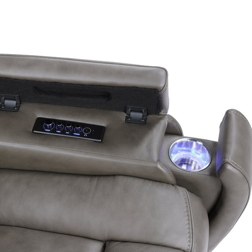 Steve Silver Daniel Leather Triple Power Recliner