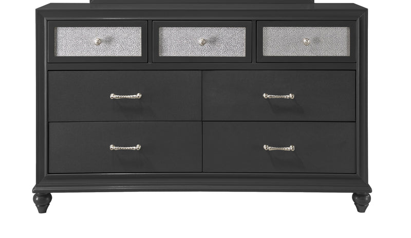 Crown Mark Lila Black Dresser