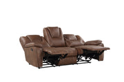 Steve Silver Katrine Brown Manual Sofa