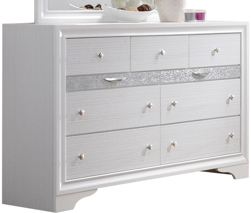 Acme Furniture Naima Gray Dresser and Mirror