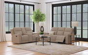 Coaster Furniture Brentwood Taupe Brown Reclining 2pc Living Room Set