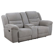 Coaster Furniture Gilson Grey Reclining Loveseat