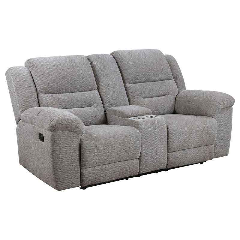 Coaster Furniture Gilson Grey Reclining Loveseat
