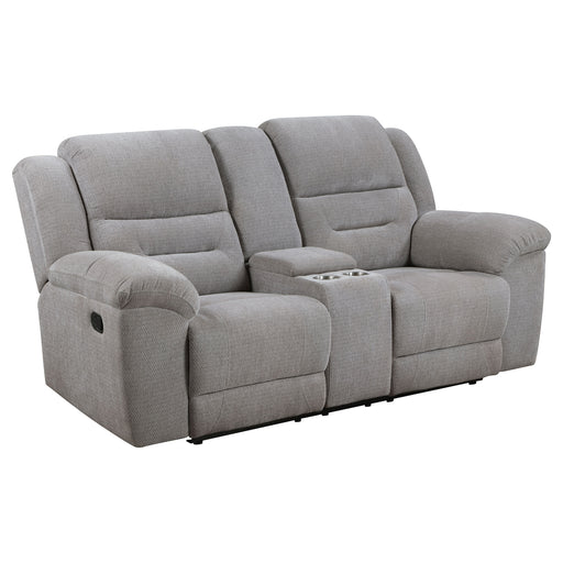 Coaster Furniture Gilson Grey Reclining Loveseat