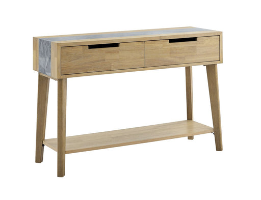 Steve Silver Calgary Natural Sintered Stone Sofa Table