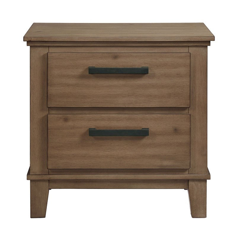 Elements International Jolene Nightstand in Grey