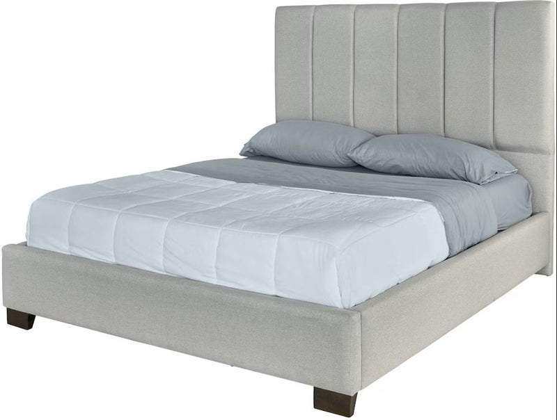 Elements International Magnum Queen Panel Bed in Grey