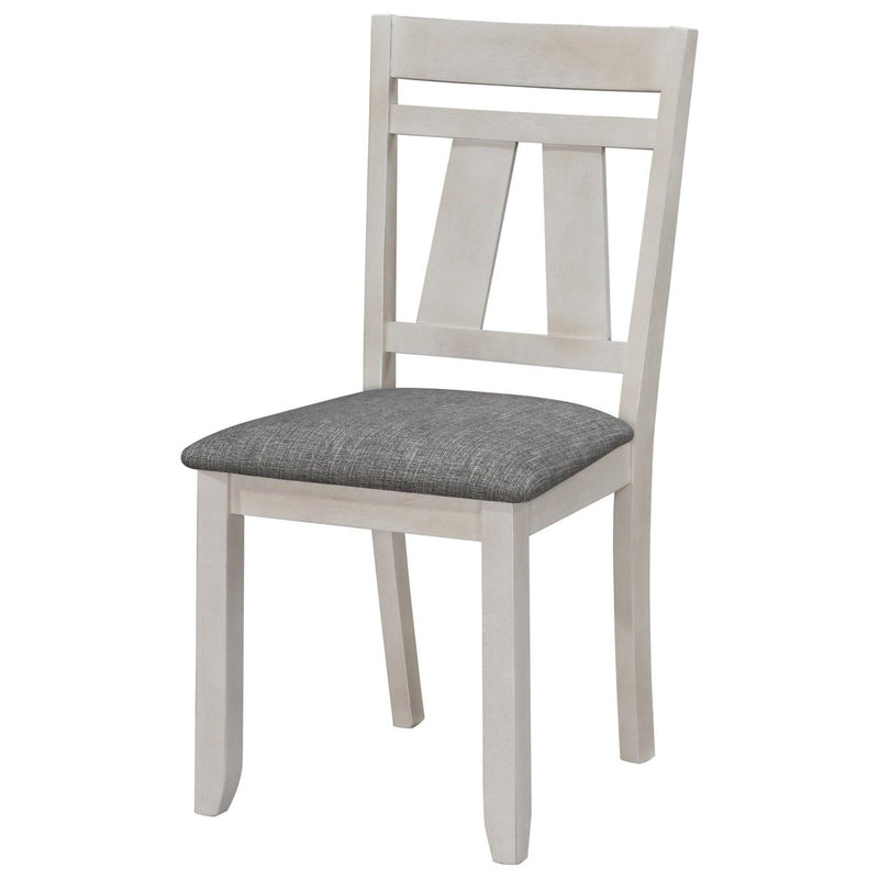Crown Mark Maribelle Side Chair in Chalk/Grey (Set of 2)