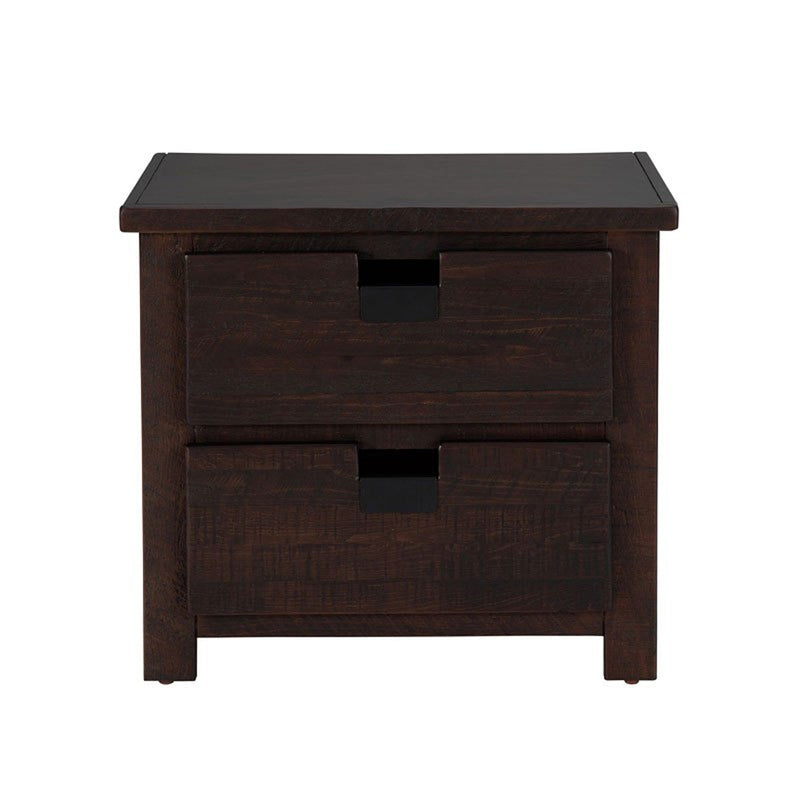 Elements International Vista Nightstand in Brown