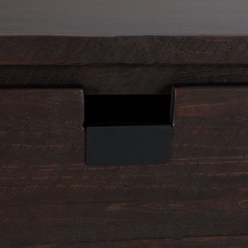 Elements International Vista Nightstand in Brown