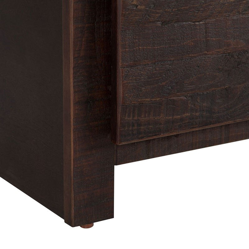 Elements International Vista Nightstand in Brown