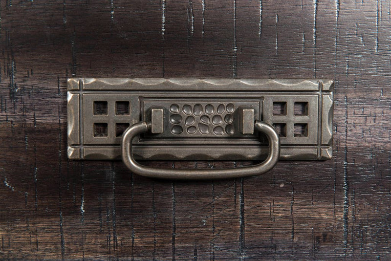 Elements International Morrison Night Stand in Smokey Gray Oak Lacquer