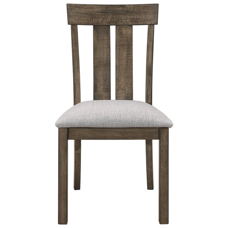 Crown Mark Quincy Side Chair (Set of 2) in Light Brown