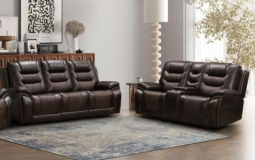 2-Tone Dark Chocolate PU Vinyl Motion Set