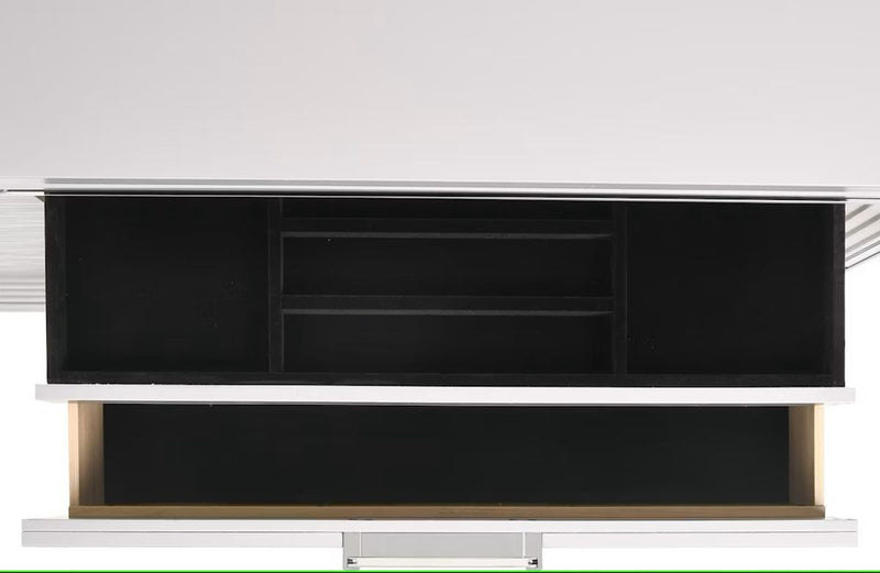 Elements International Twenty Nine Nightstand in White