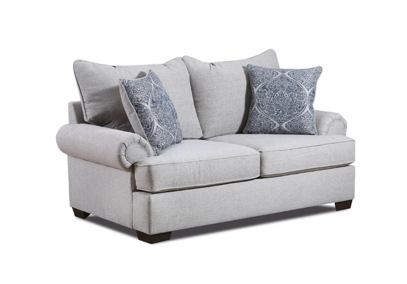 1082 Sofa and Love in Azure Granite Livingroom