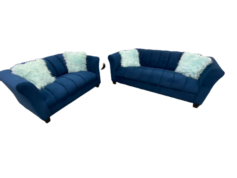 1780 Sofa and Love in Jet Blue